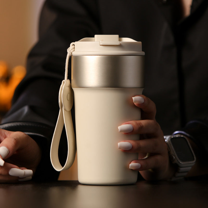 Stainless Steel Vacuum Cup Coffee Cup Portable Double Layer